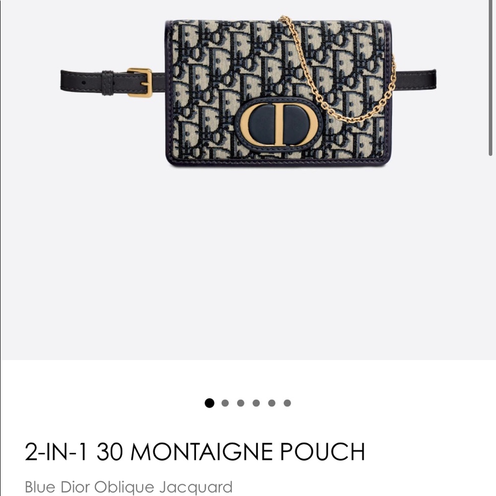 Christian Dior Montaigne belt bag